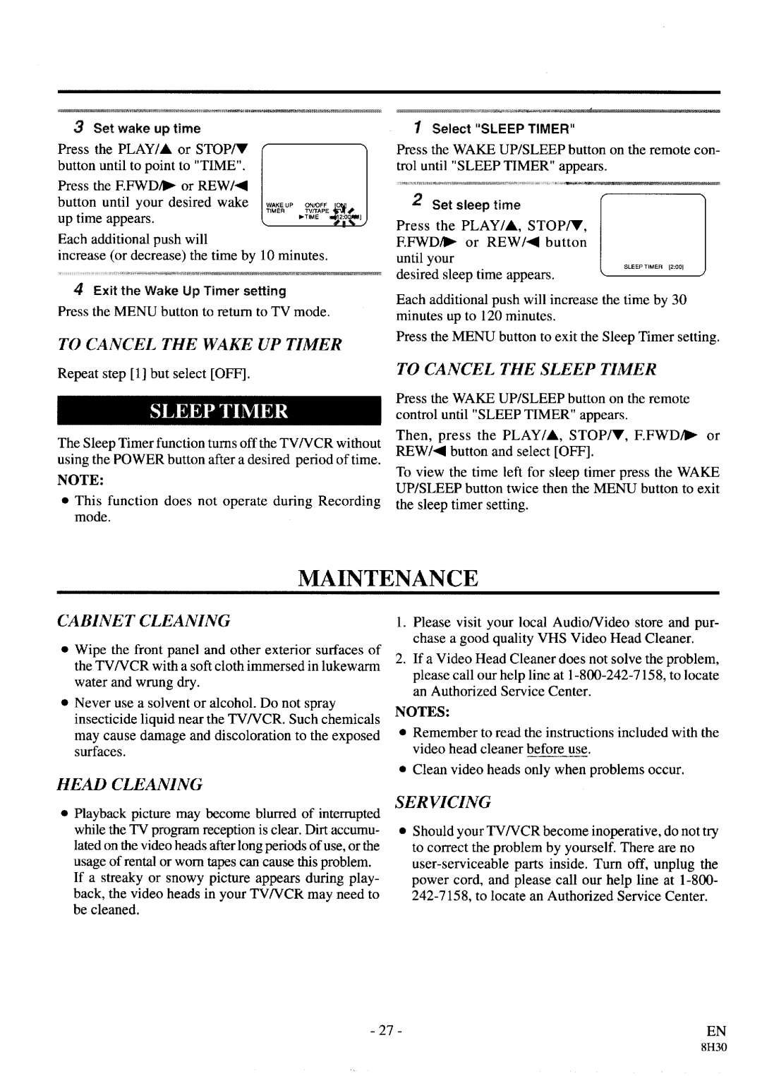 FUNAI SC3913 manual 