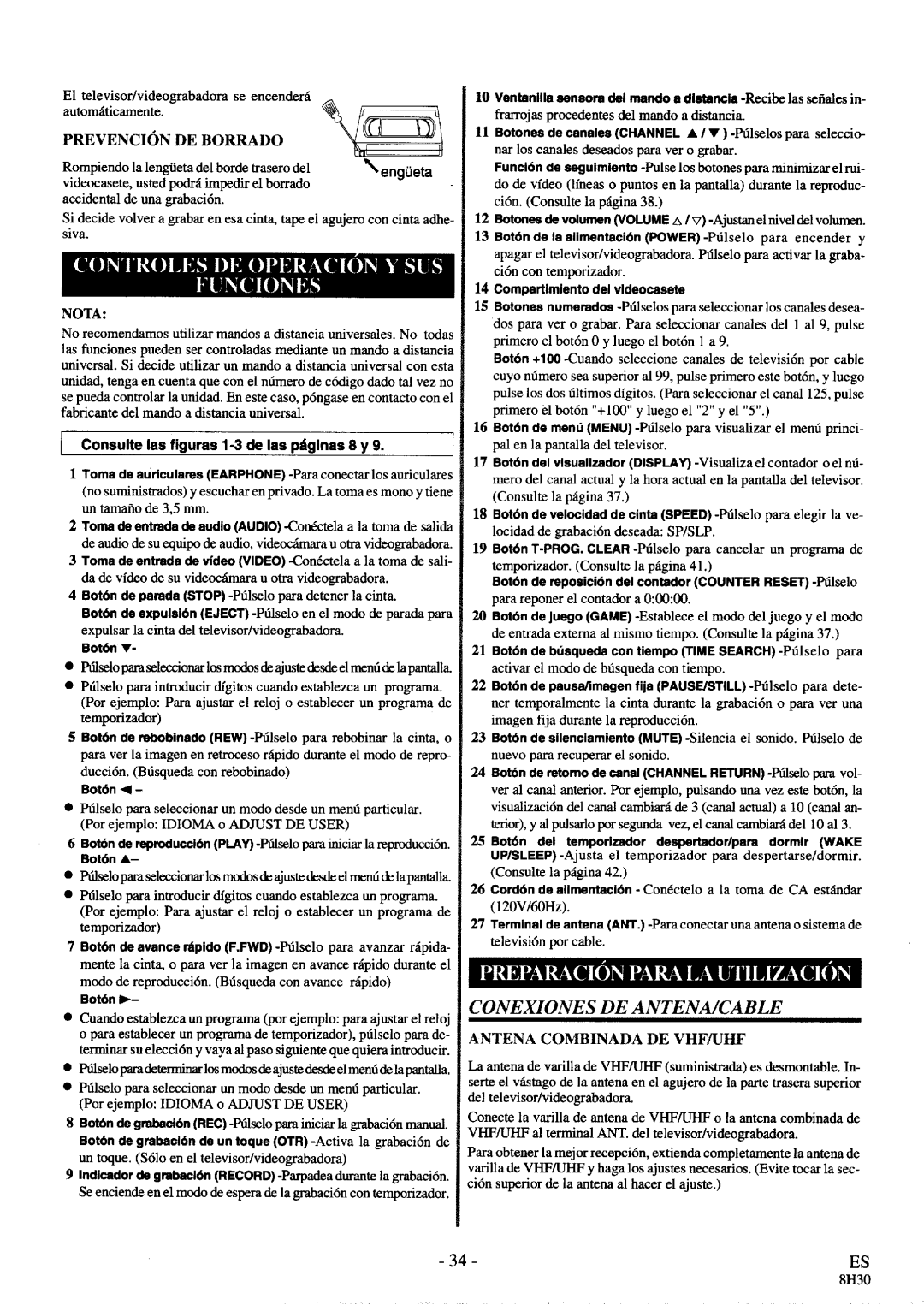 FUNAI SC3913 manual 