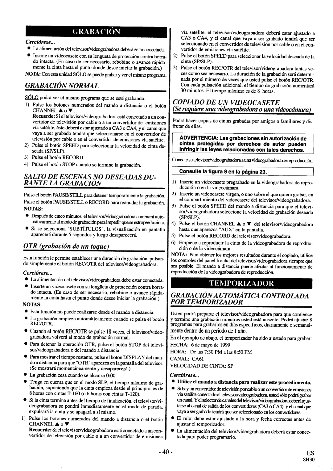 FUNAI SC3913 manual 