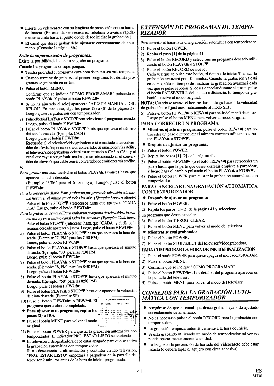 FUNAI SC3913 manual 
