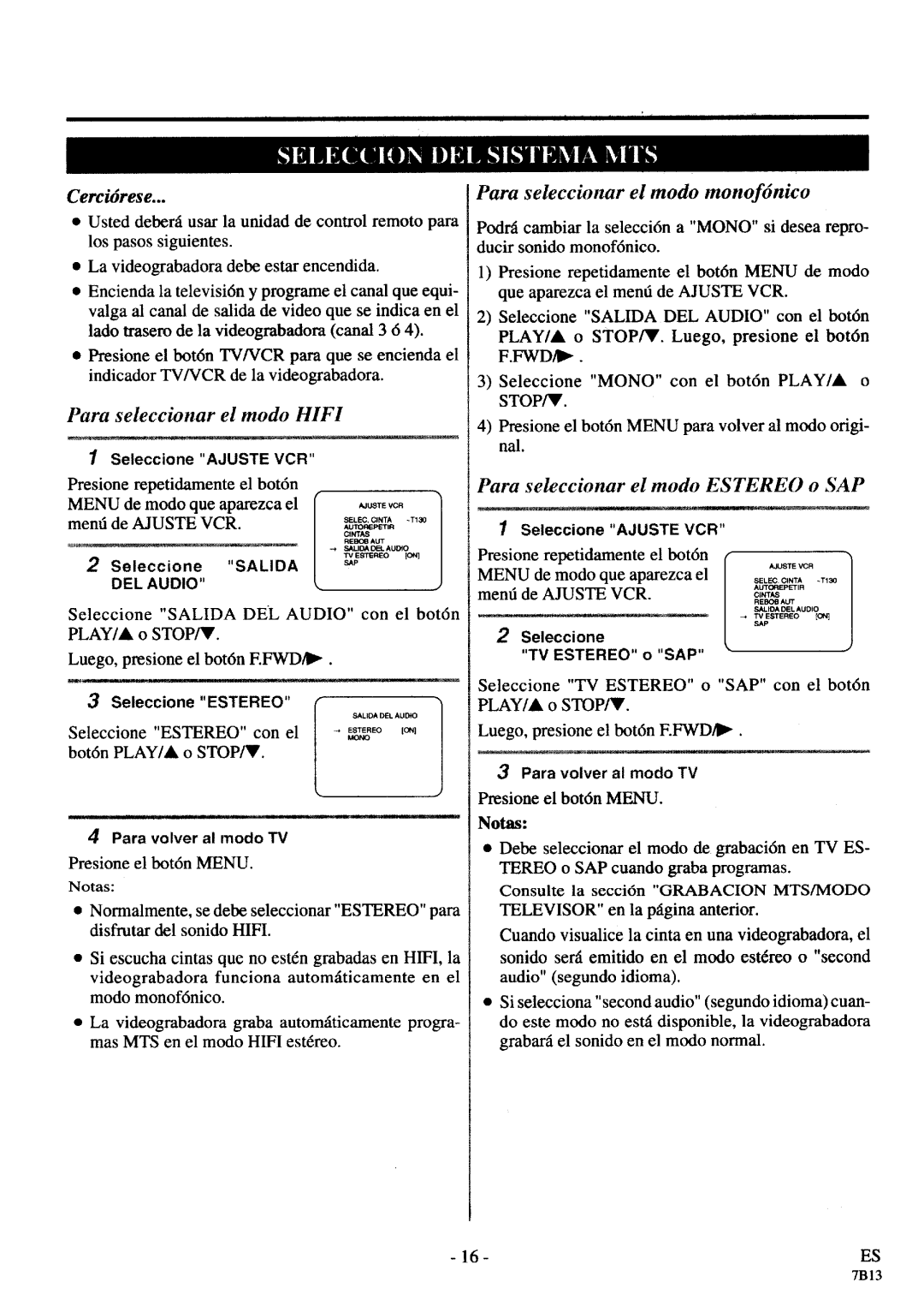 FUNAI SE447SG manual 