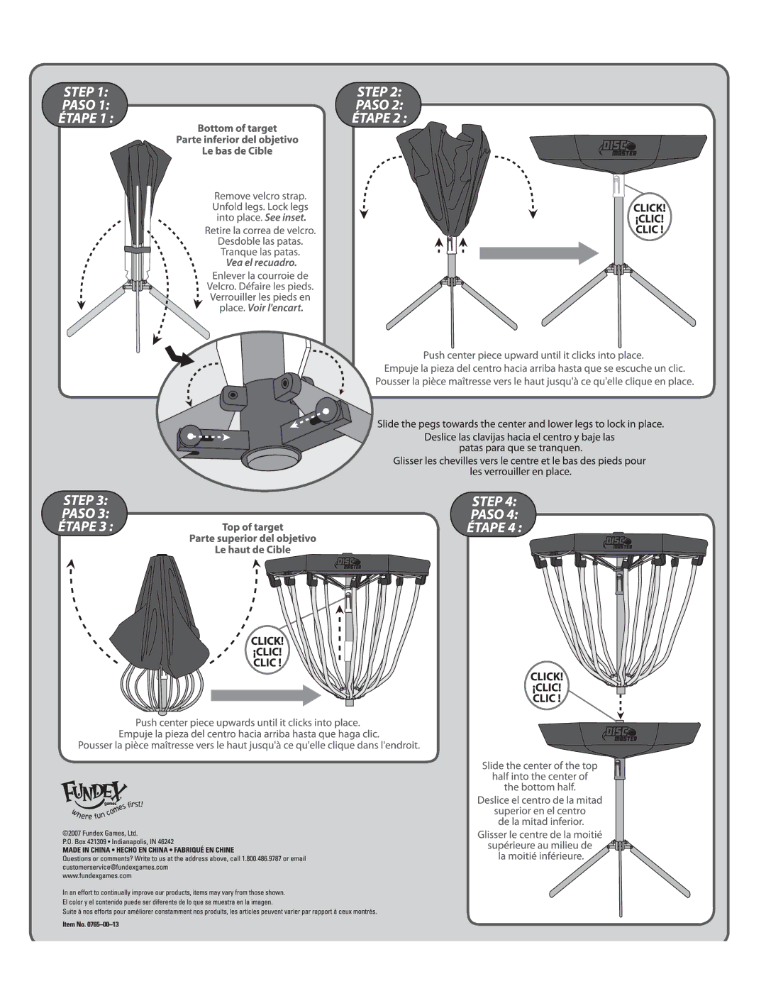 Fundex Games Disc Master manual 