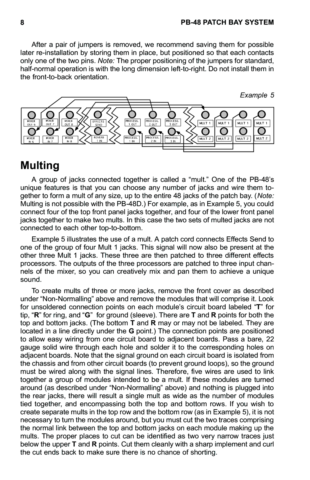 Furman Sound PB-48D manual 