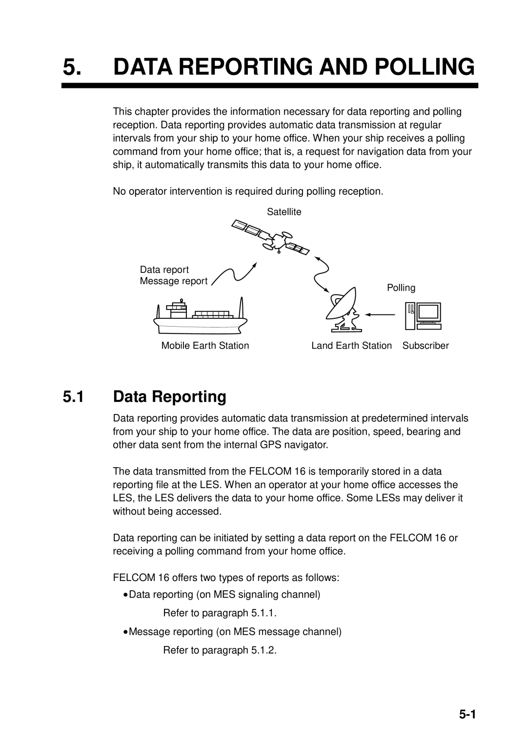 Furuno 16 manual Data Reporting and Polling 