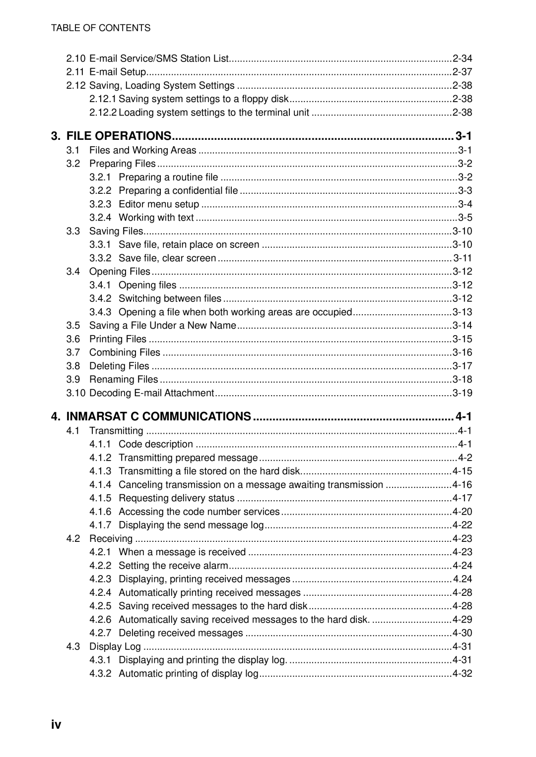 Furuno 16 manual File Operations, Transmitting Code description 