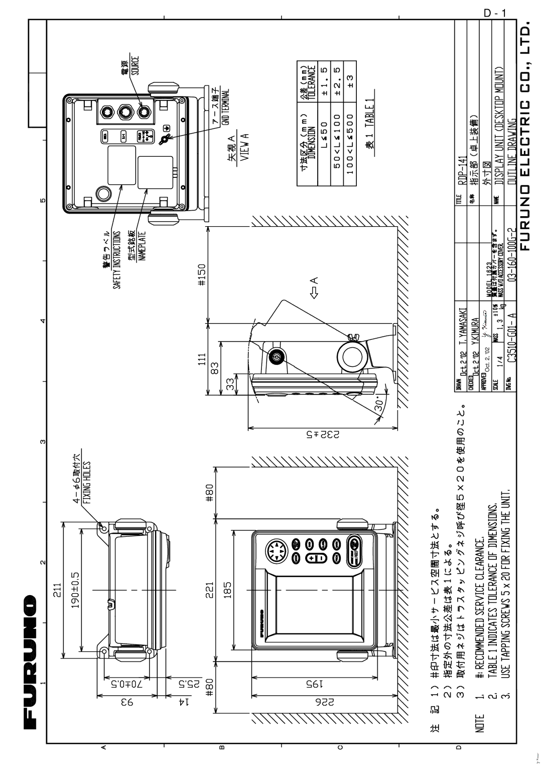 Furuno 1623 manual 