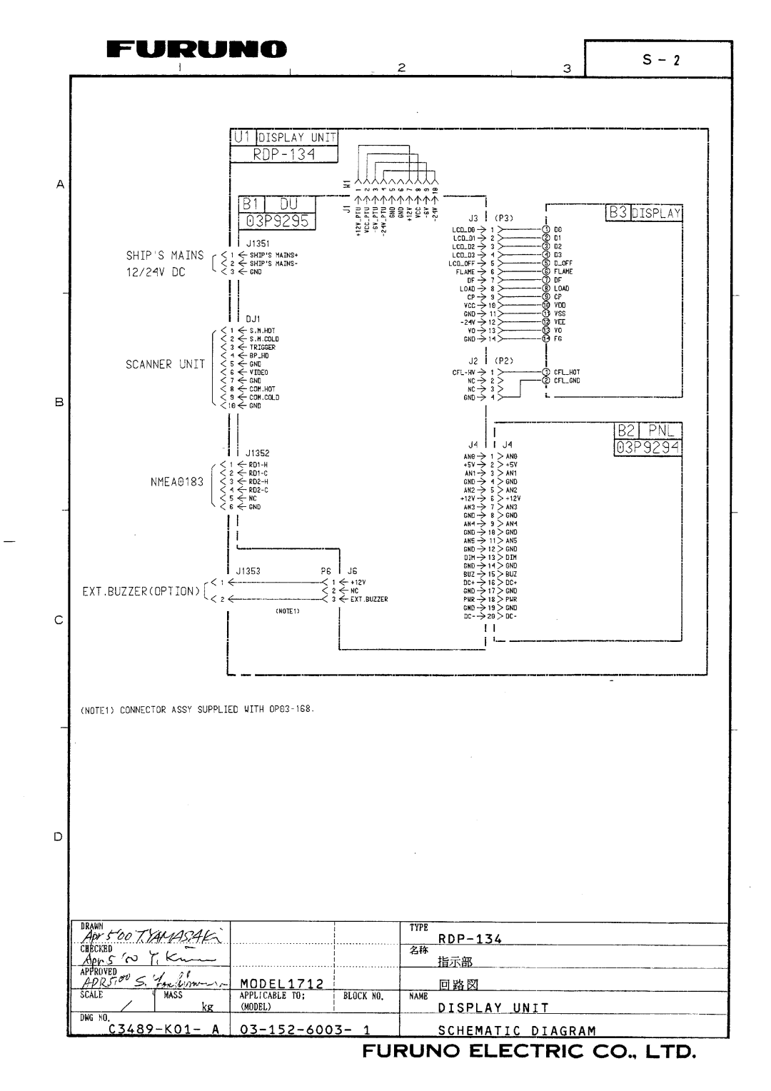 Furuno 1712 installation manual 