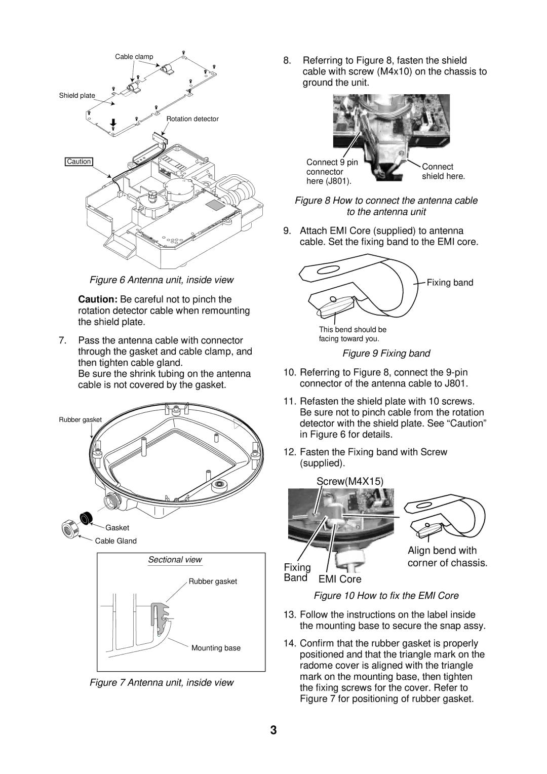 Furuno 1712 installation manual ScrewM4X15 