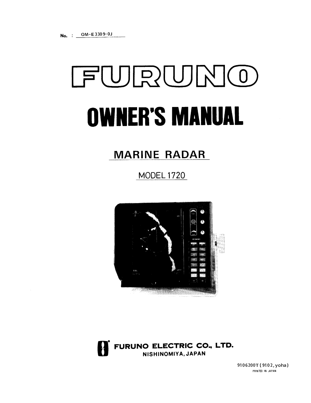 Furuno 1720 manual 