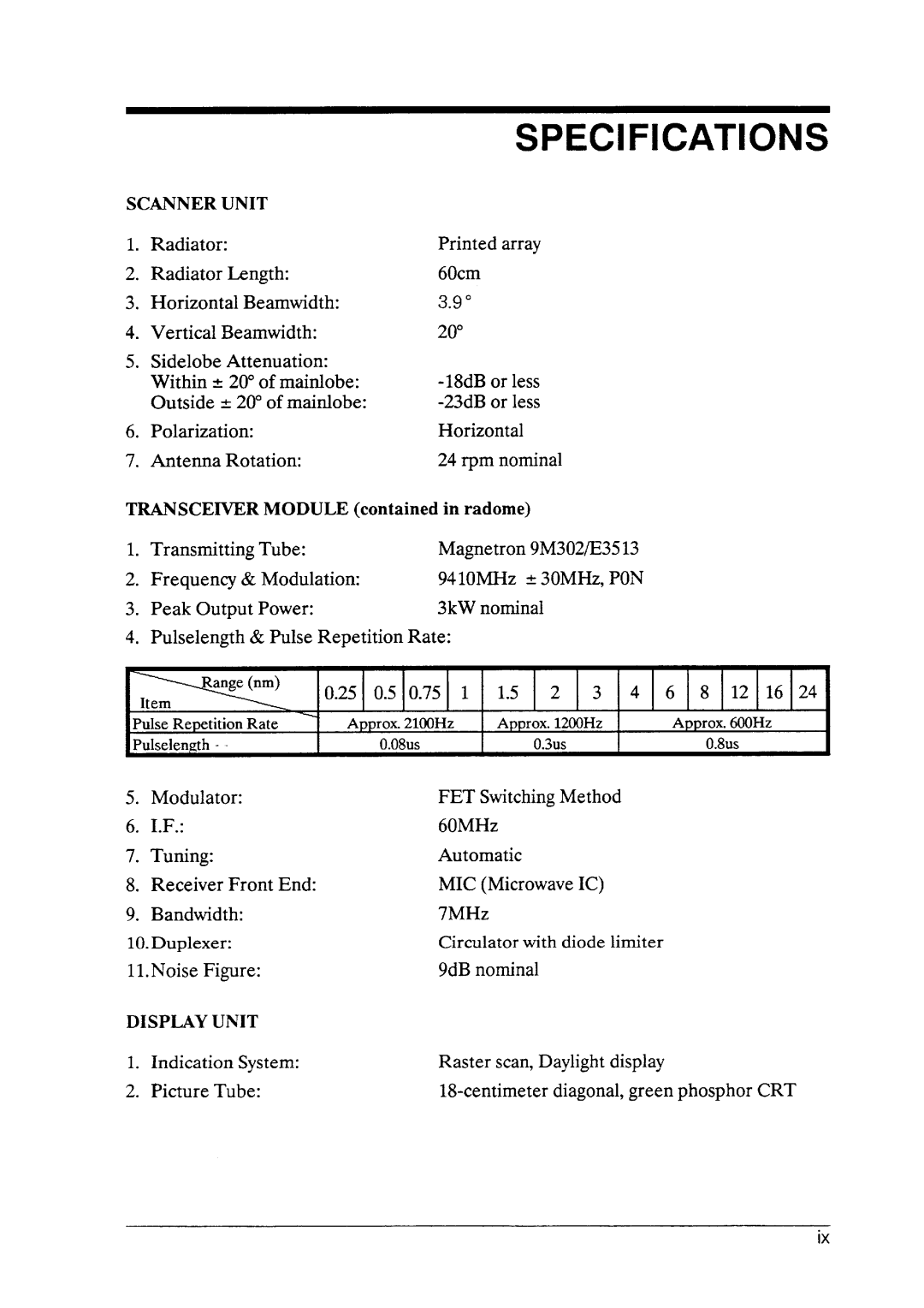 Furuno 1731 manual 