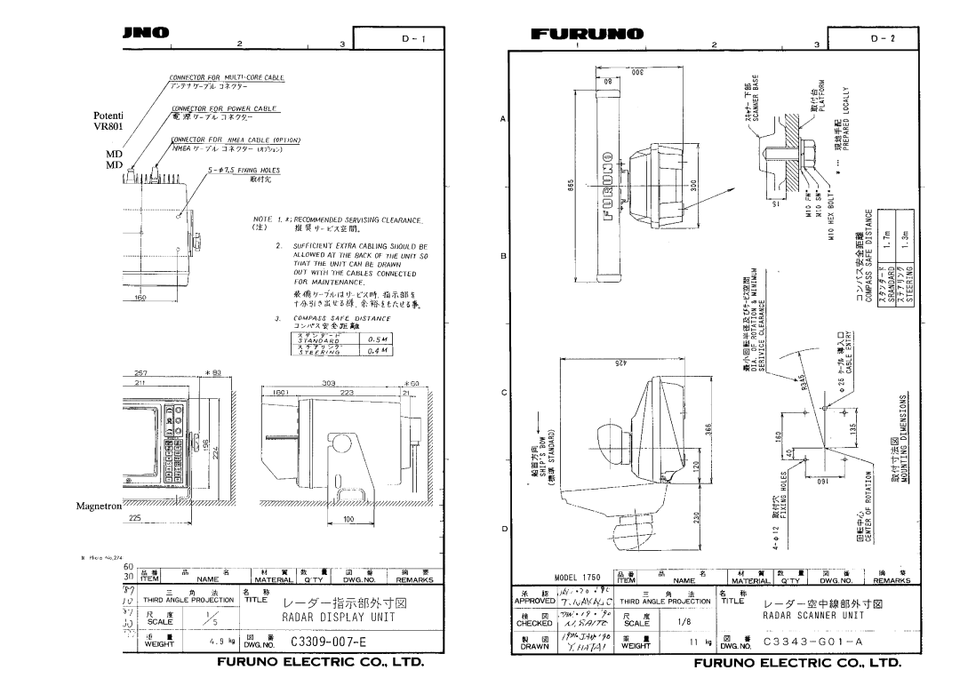 Furuno 1750 manual 