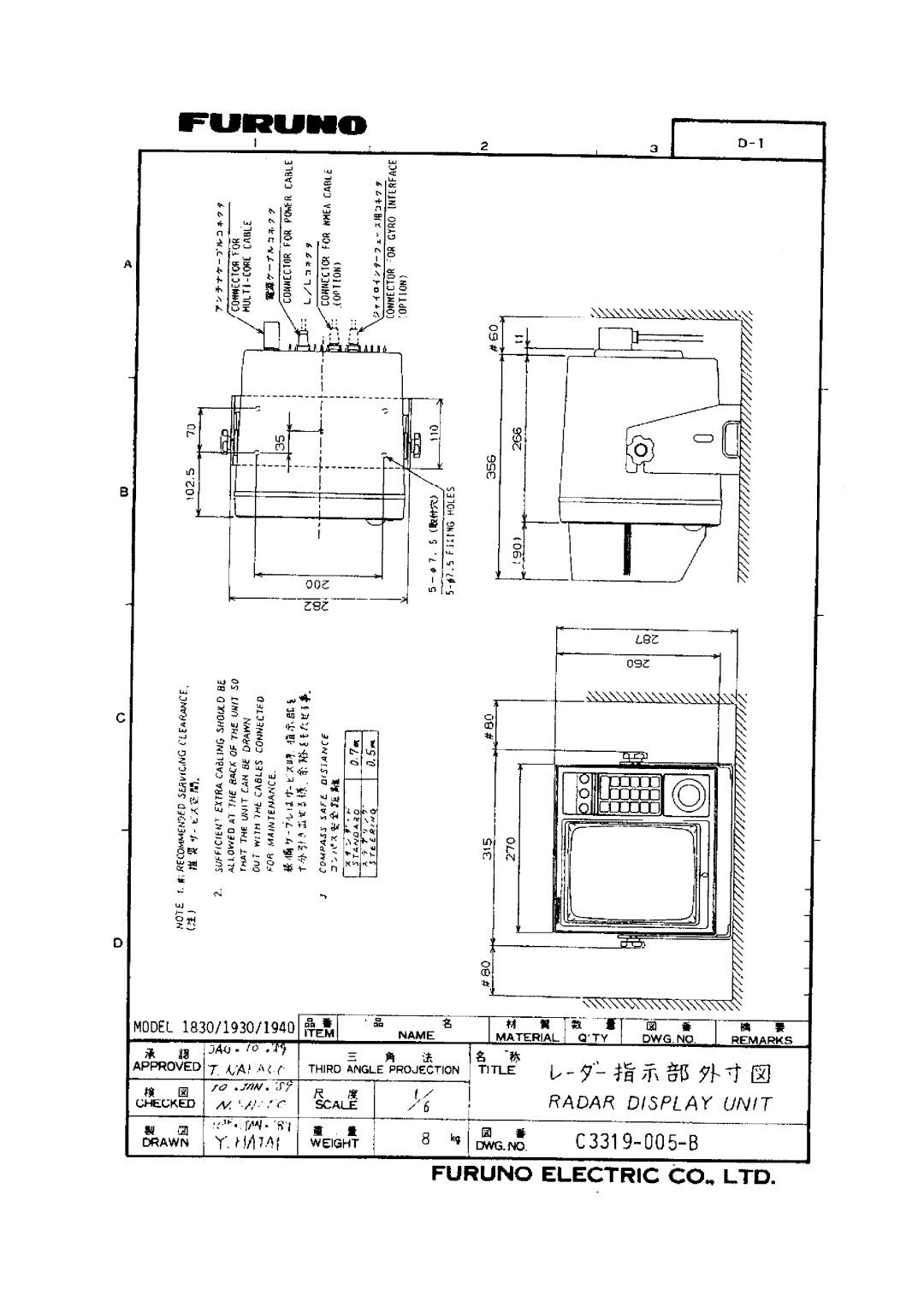 Furuno 1830 manual 