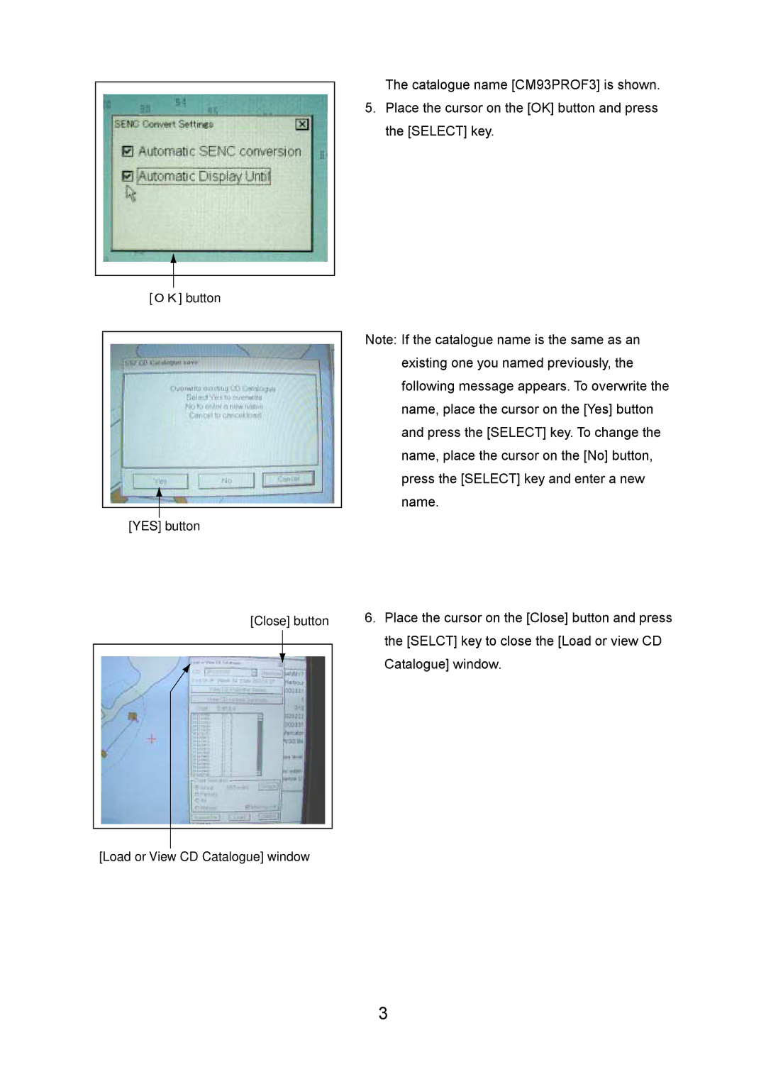 Furuno 2100, 2105 manual ＯＫ button 