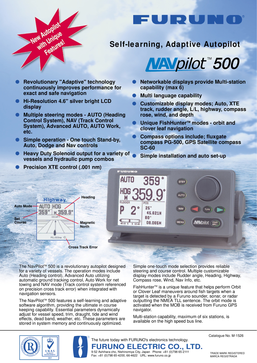 Furuno manual Model NAVpilot-500 