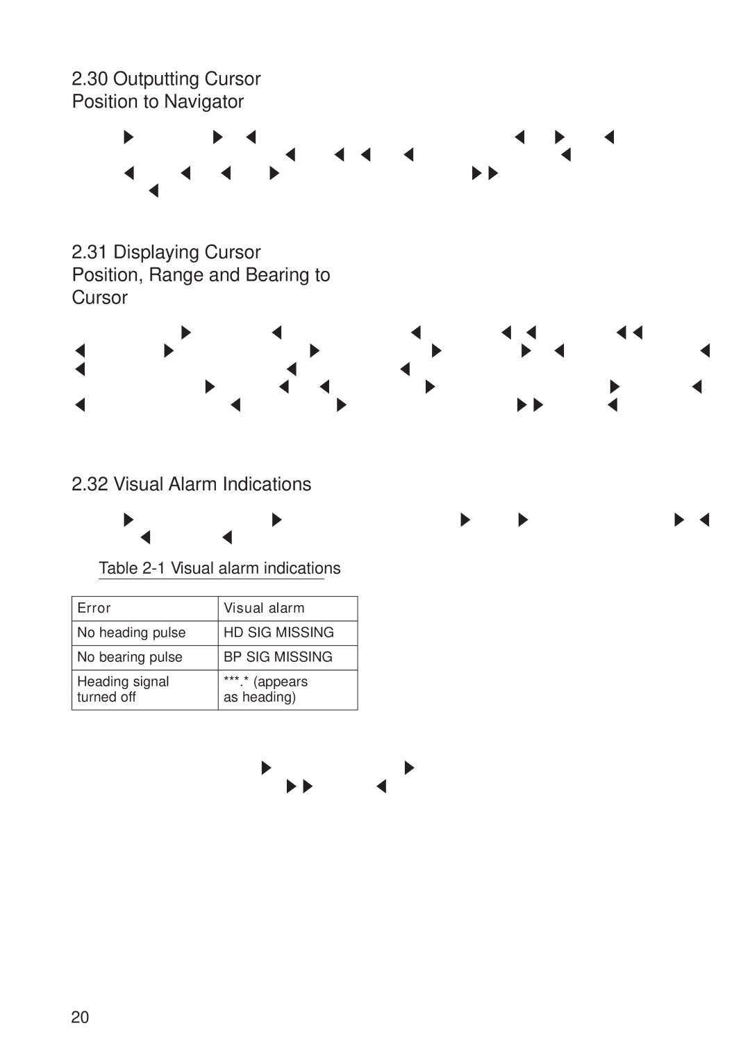 Furuno 841 MARK-2 manual Outputting Cursor Position to Navigator, Displaying Cursor Position, Range and Bearing to Cursor 