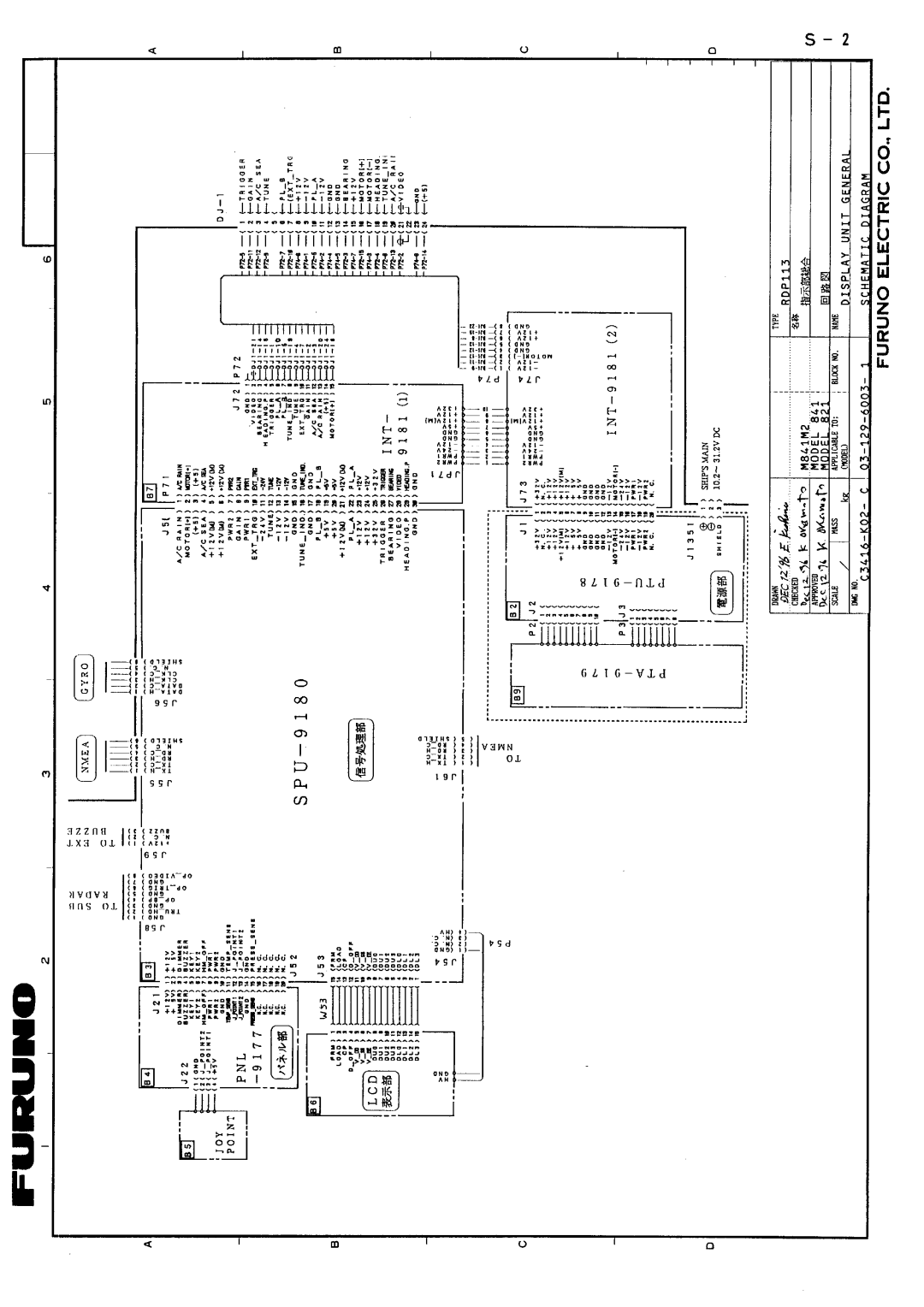 Furuno 841 MARK-2 manual 