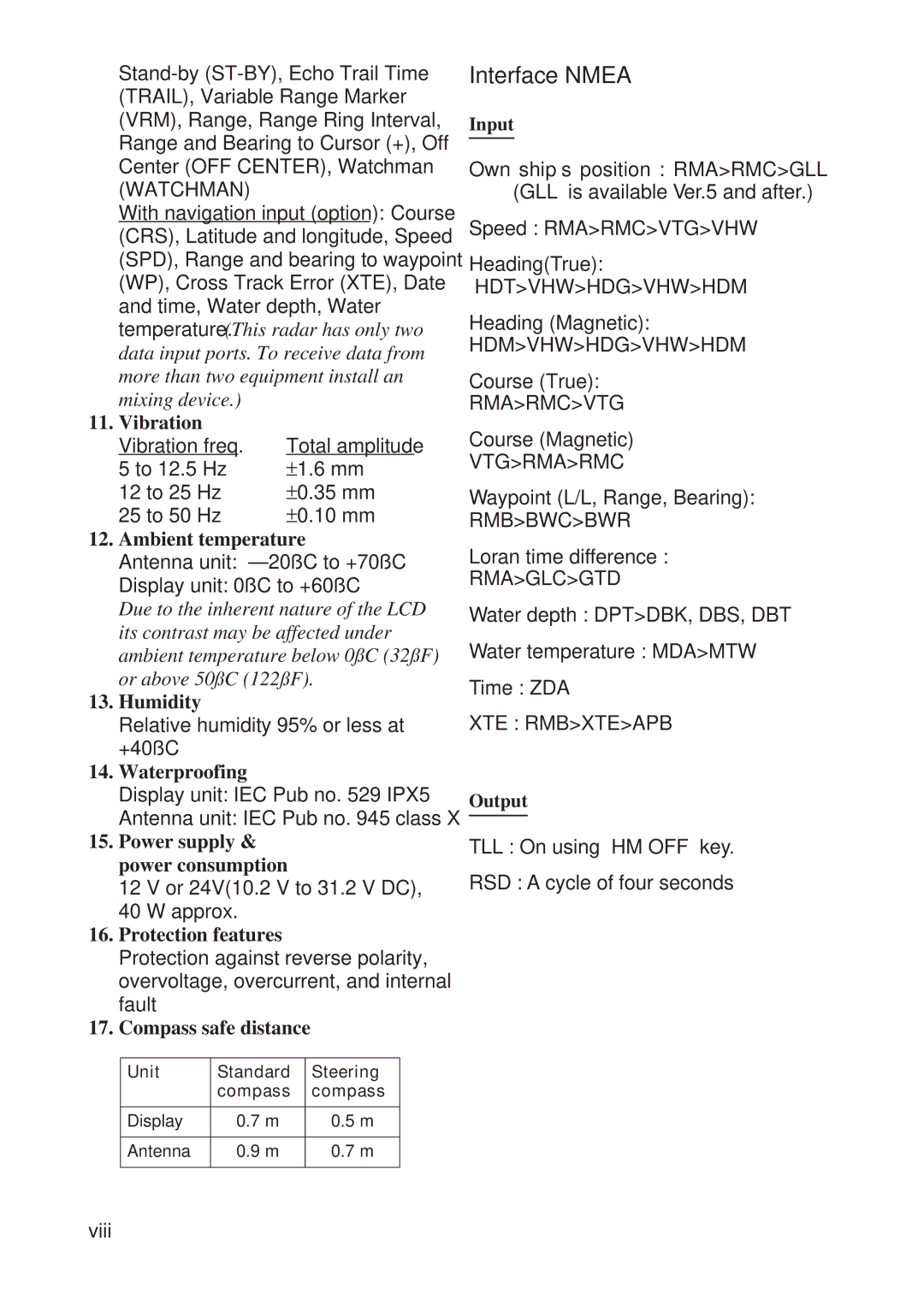 Furuno 841 MARK-2 manual Interface Nmea 