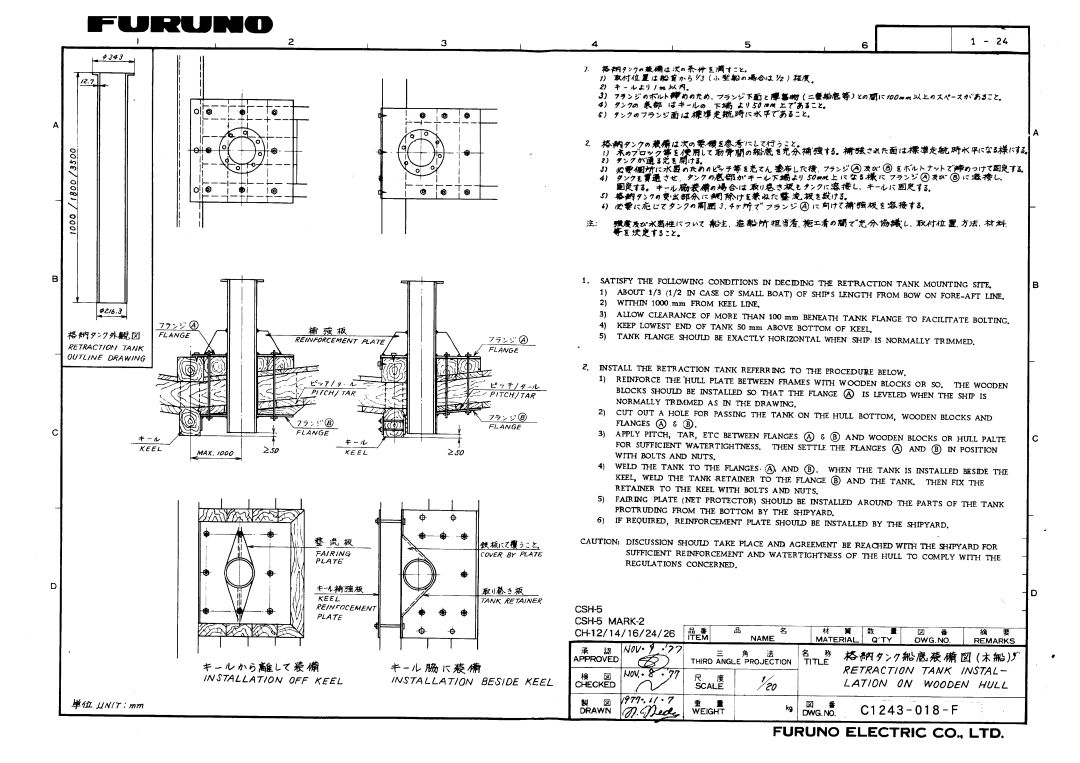 Furuno CH-34/36 manual 