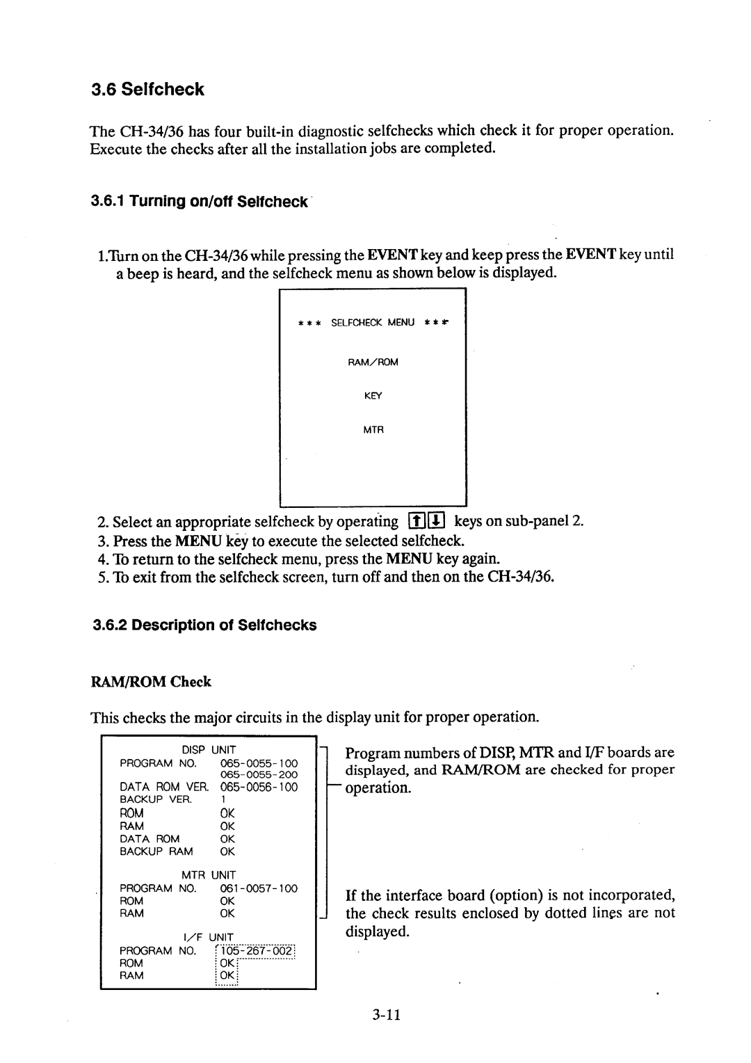 Furuno CH-34/36 manual 