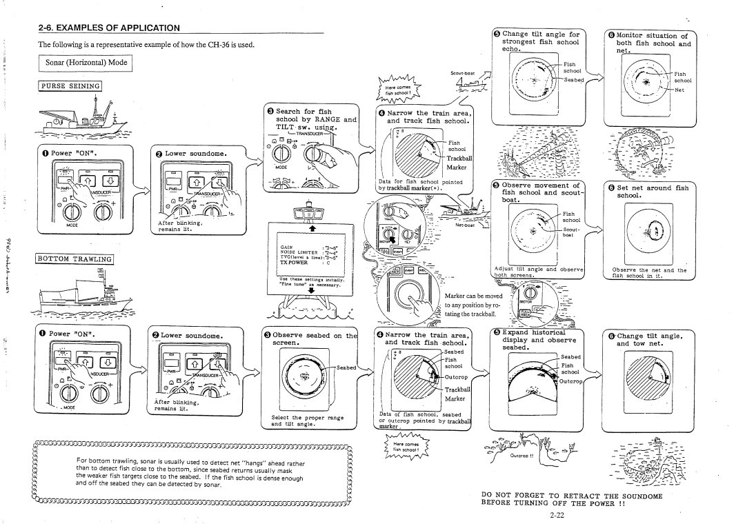 Furuno CH-36 manual 