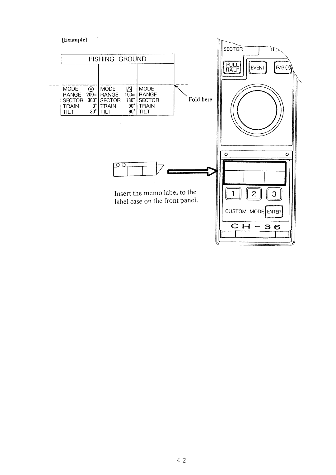 Furuno CH-36 manual 