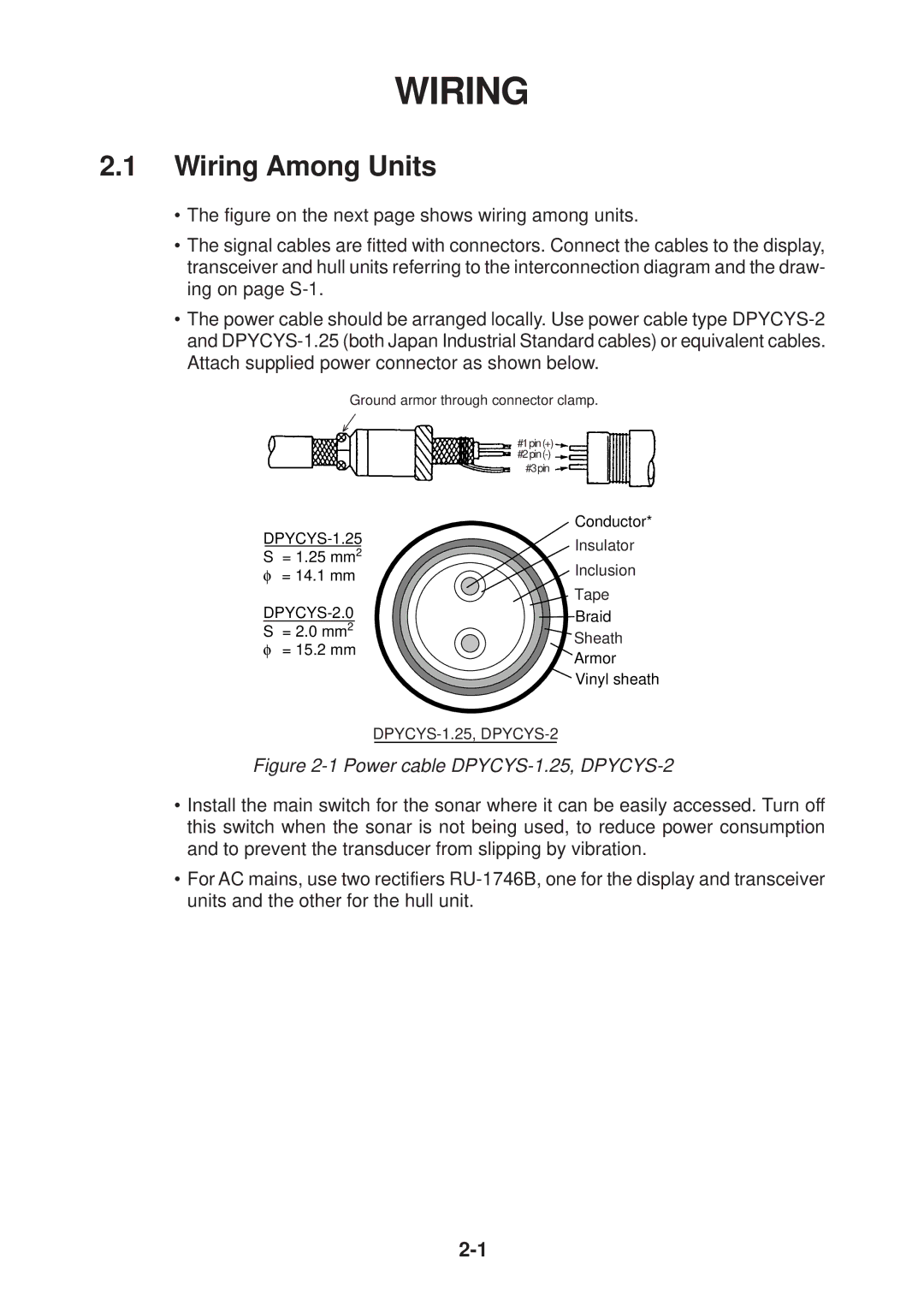 Furuno CH-37 manual Wiring Among Units 