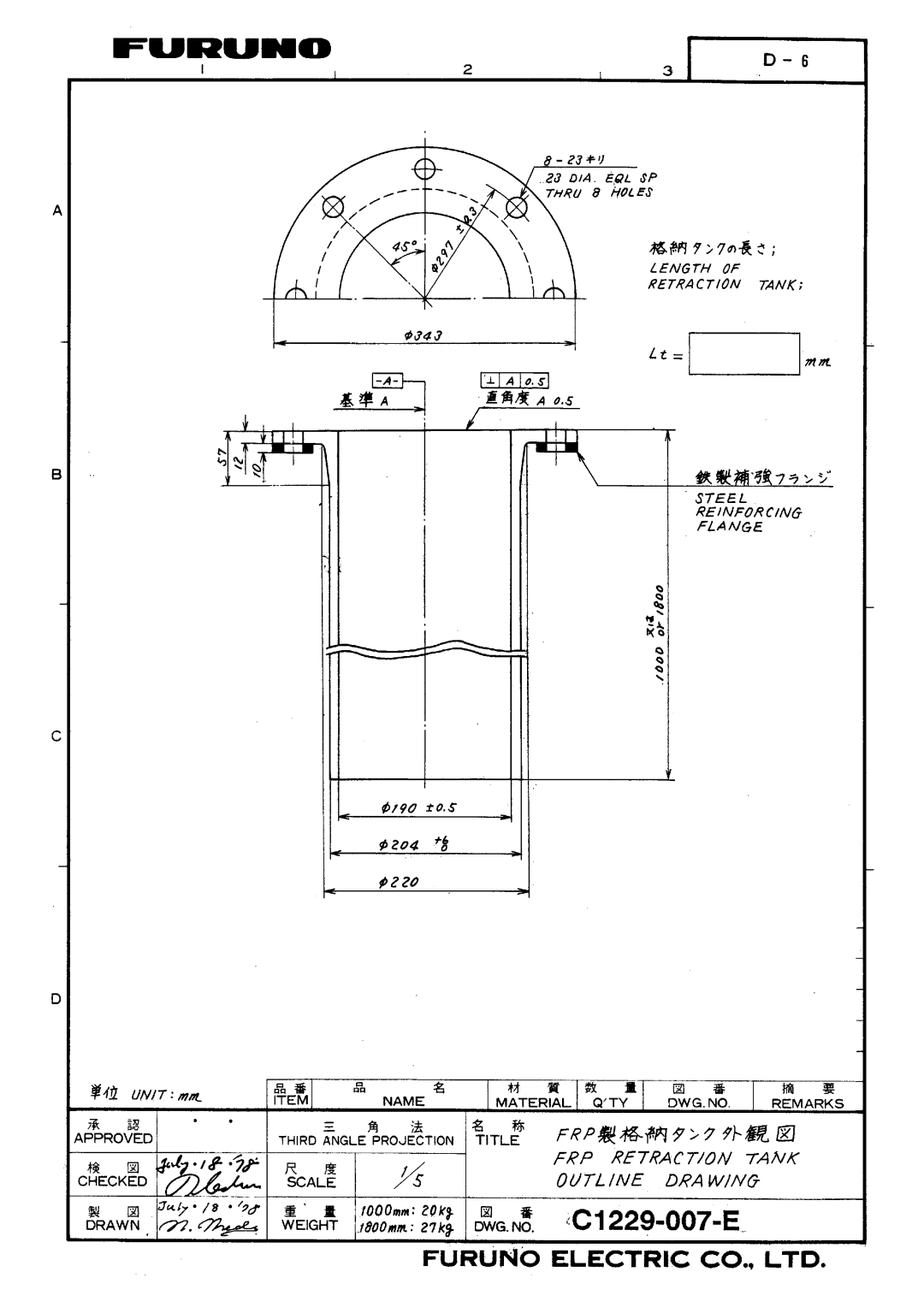 Furuno CH-37 manual 