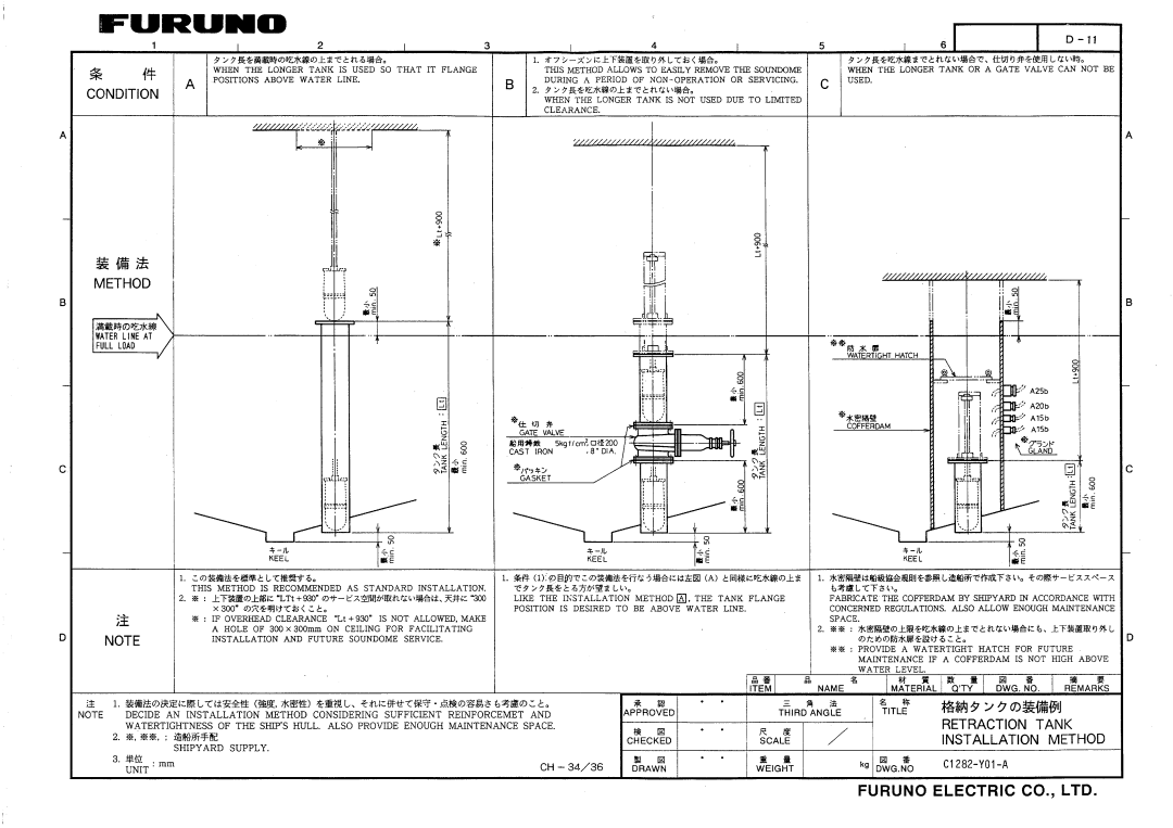 Furuno CH-37 manual 