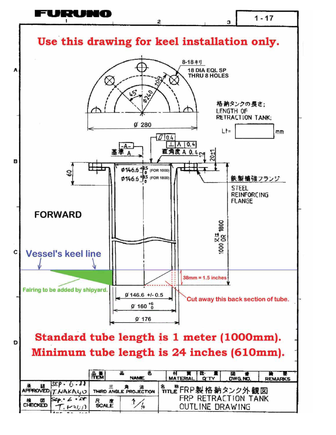 Furuno CH270 manual 