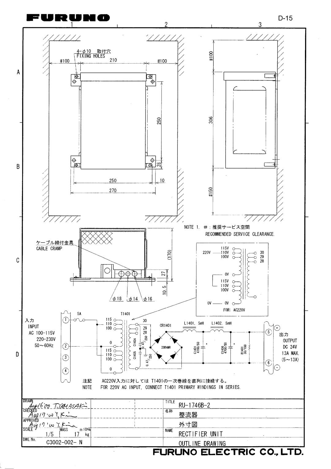 Furuno CH300 manual 