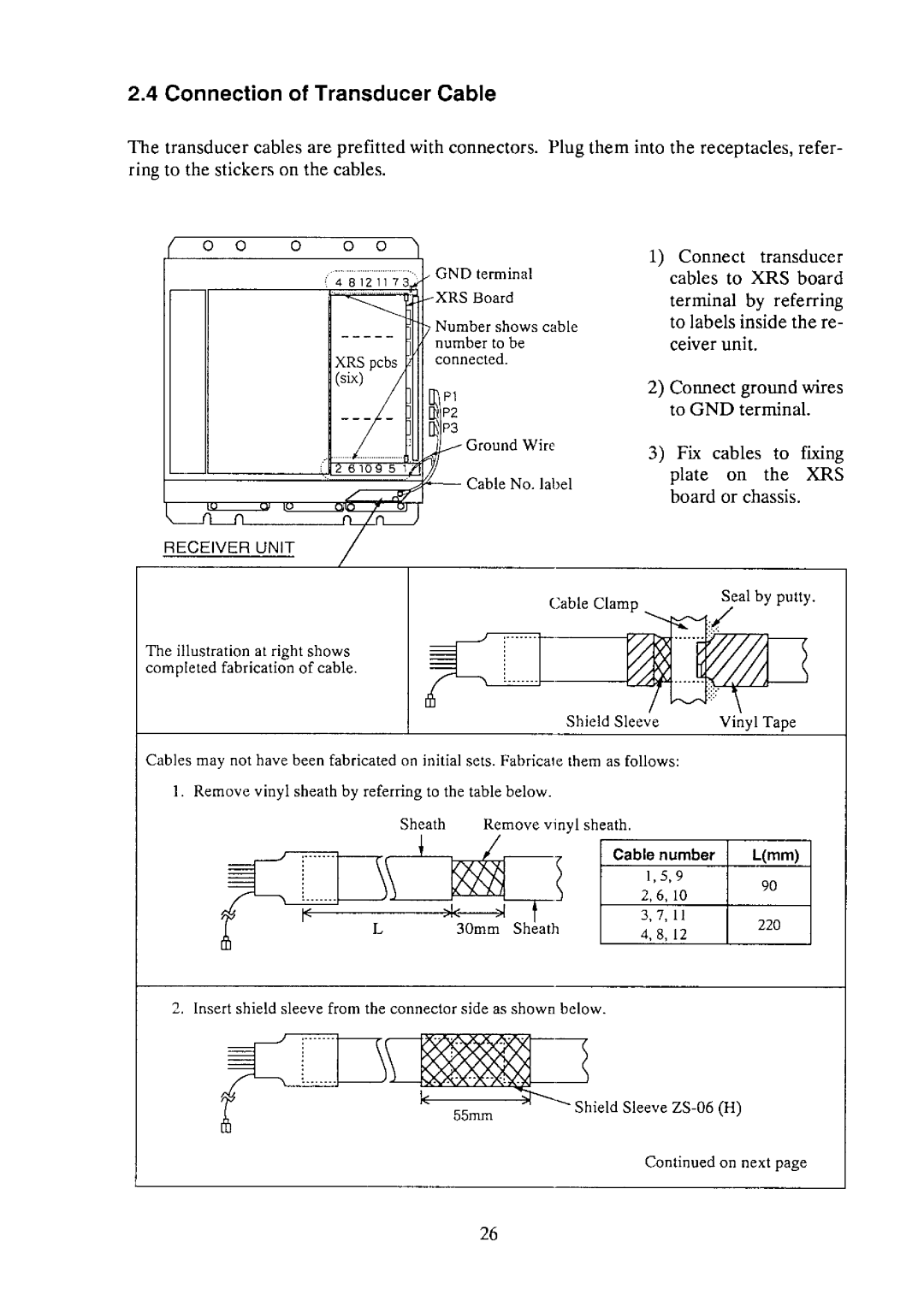 Furuno CSH-55 manual 