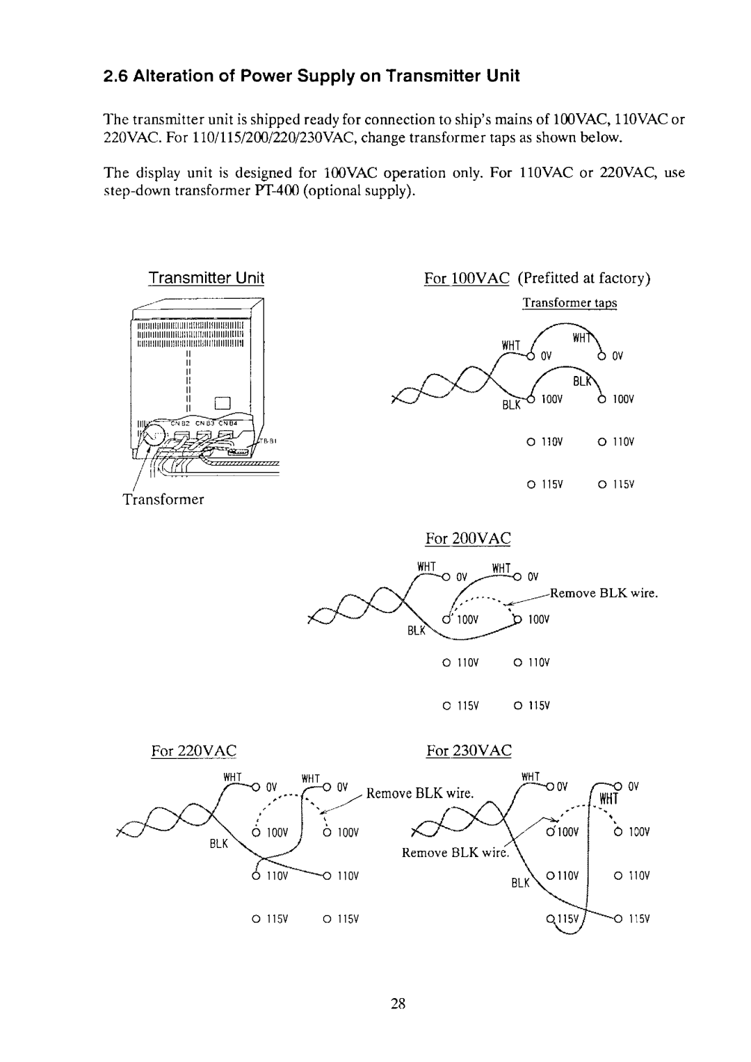 Furuno CSH-55 manual 