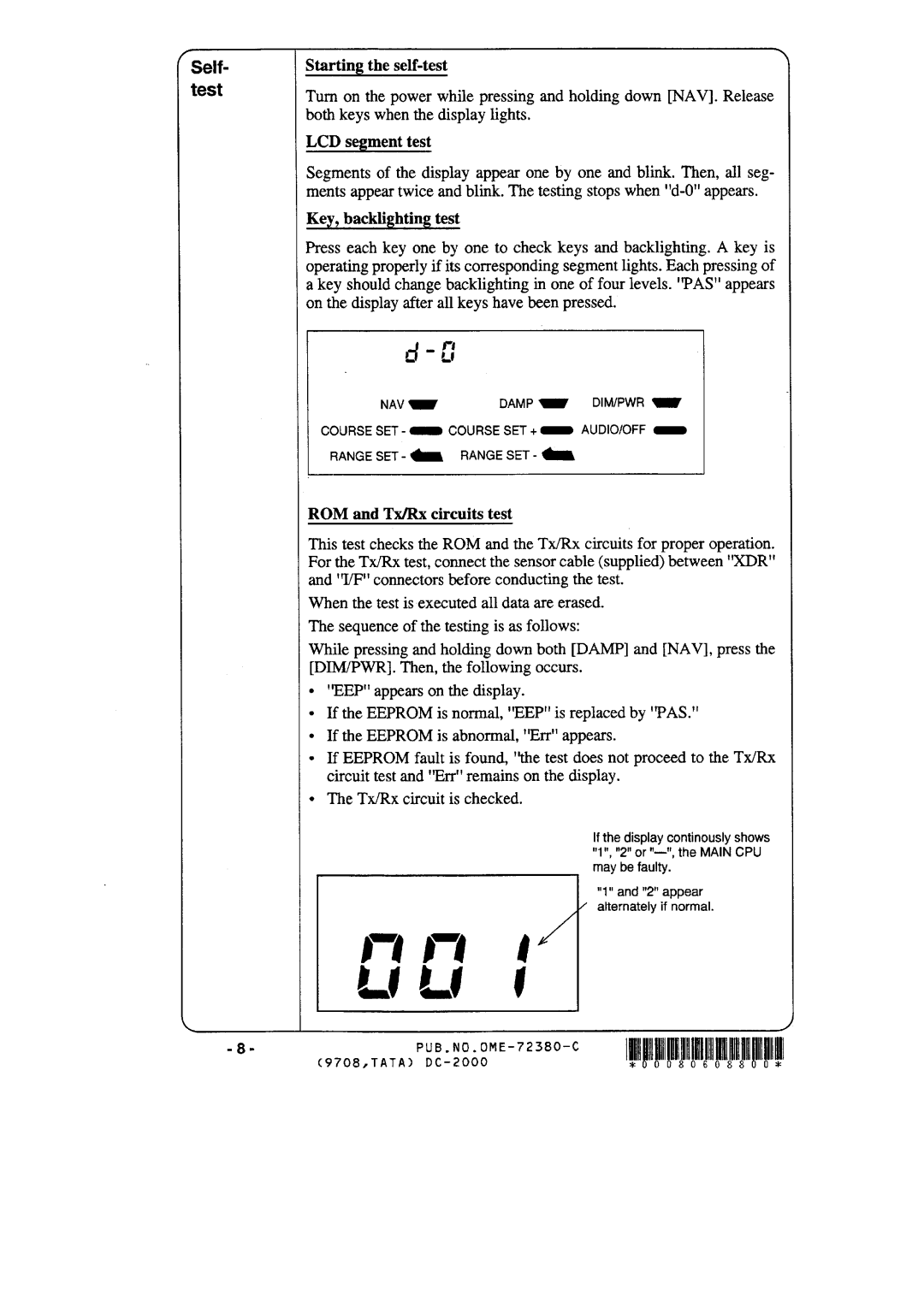 Furuno DC-2000 manual 