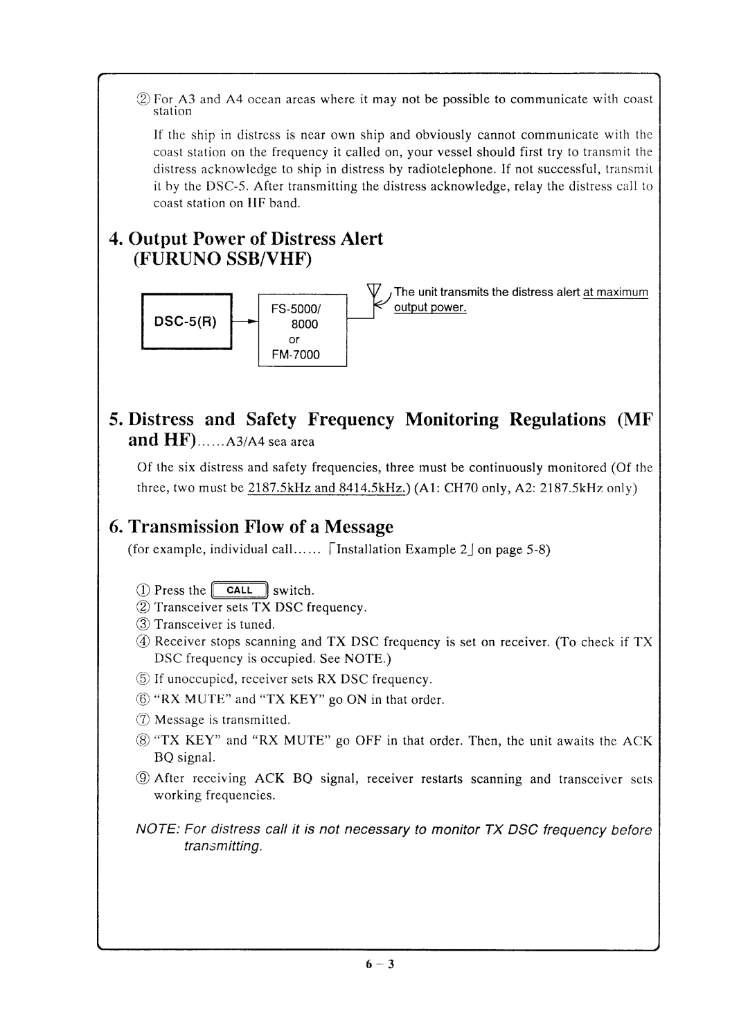 Furuno DSC-5R manual 