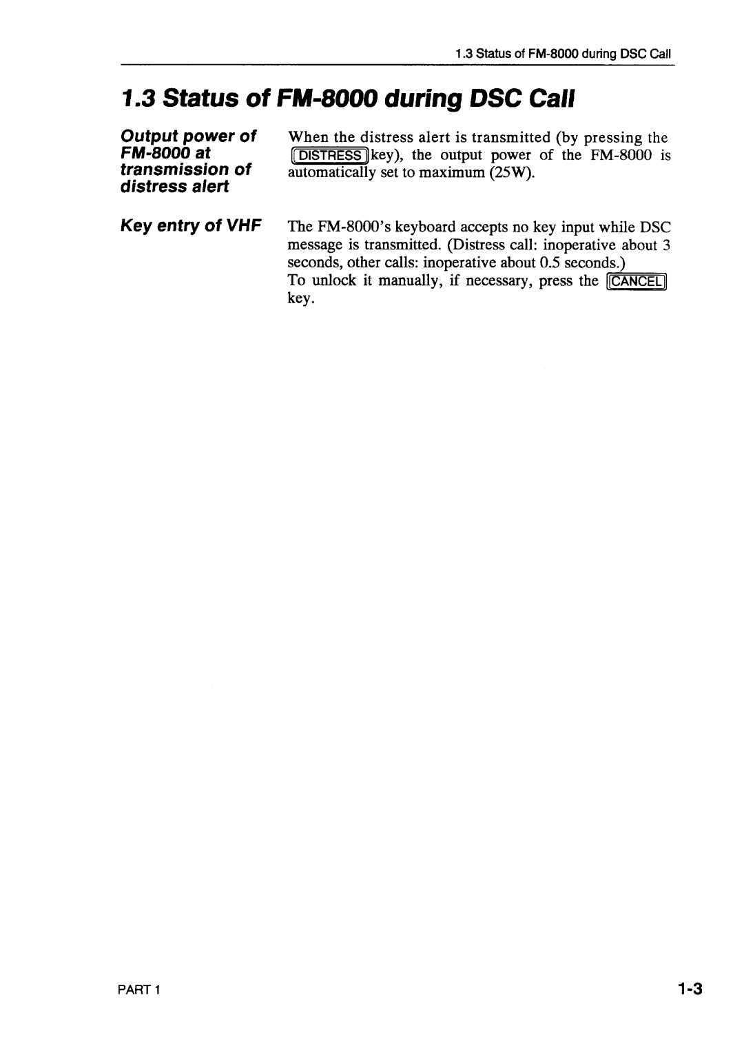 Furuno DSC-8V/8VP manual 