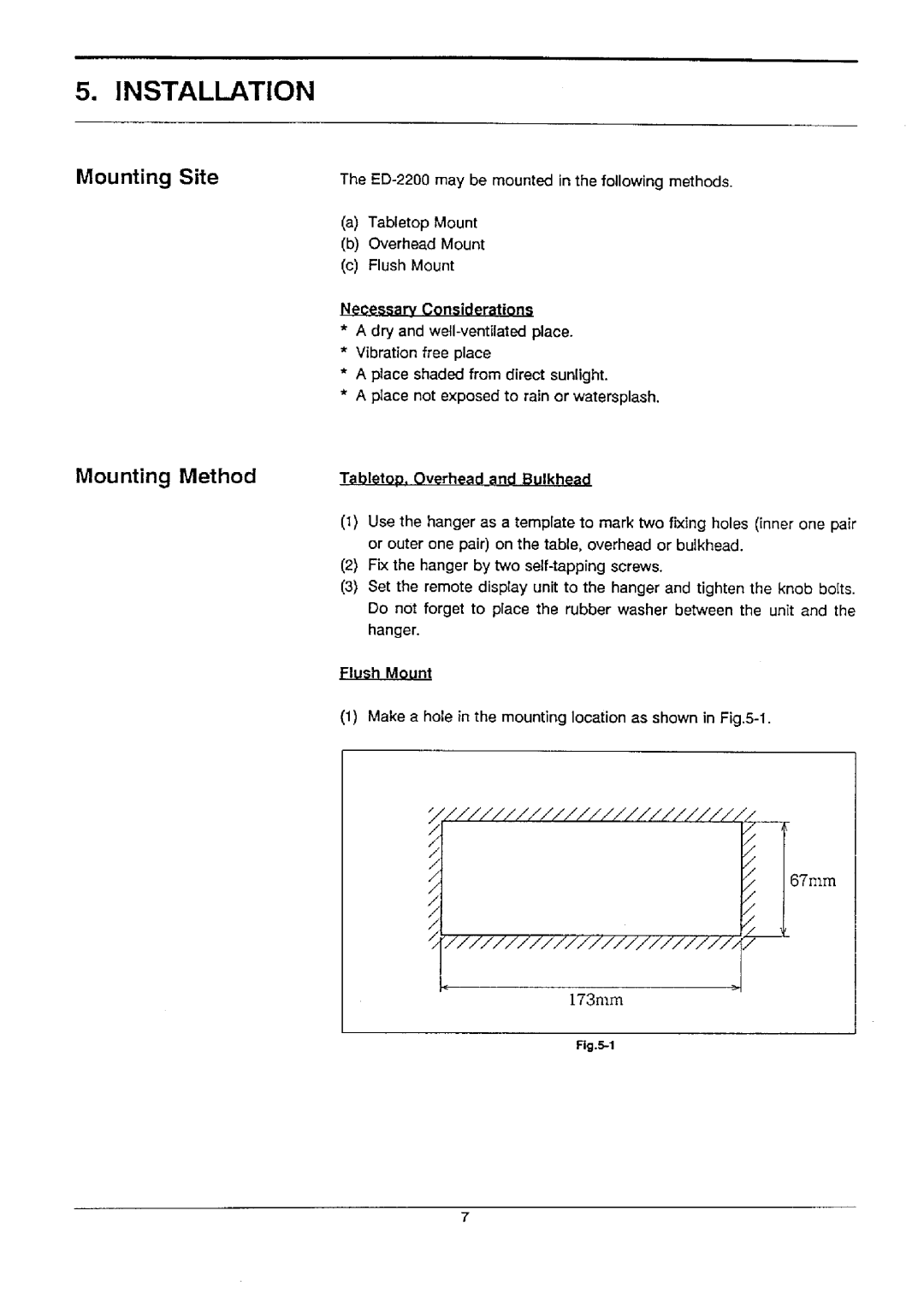 Furuno ED-2200 manual 