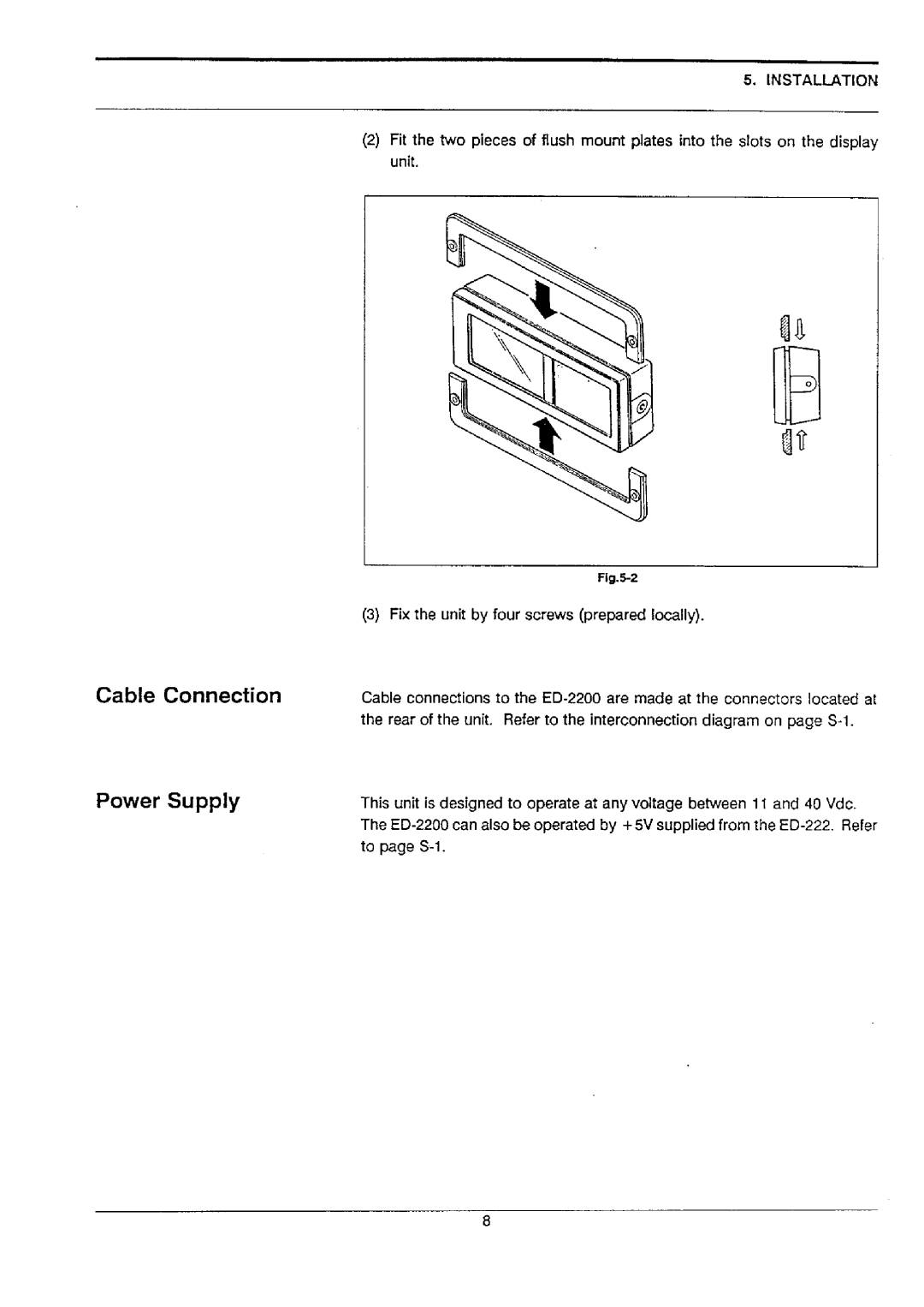 Furuno ED-2200 manual 