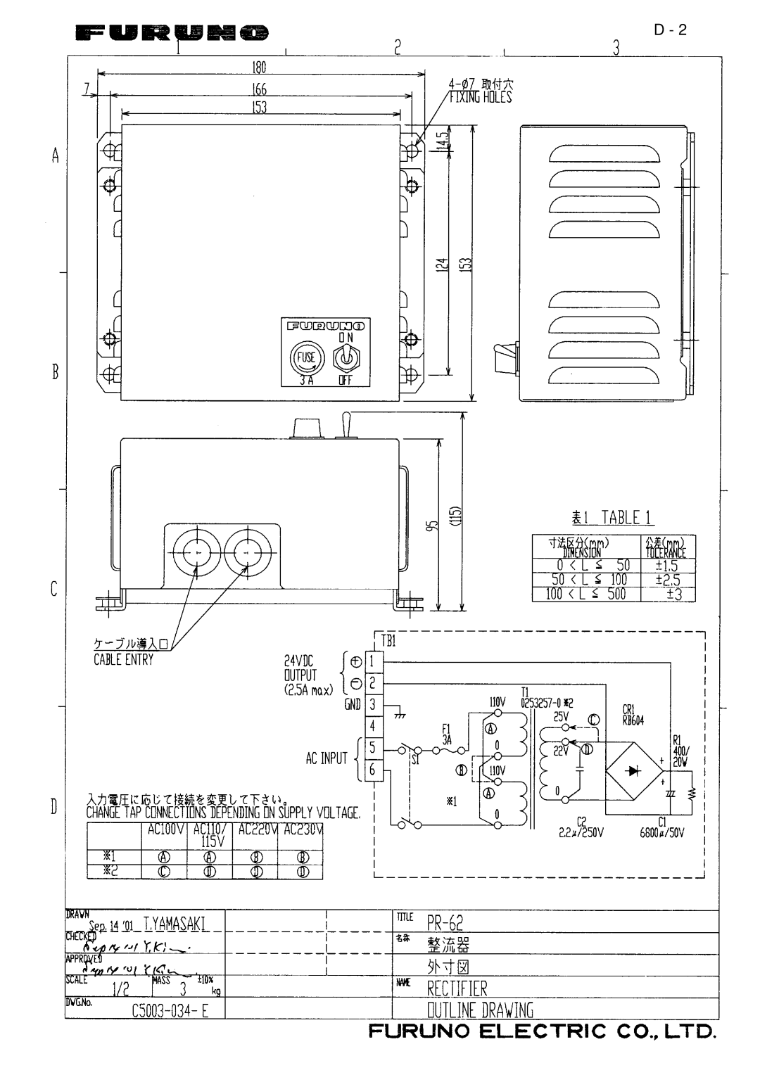 Furuno ETR-30N manual 