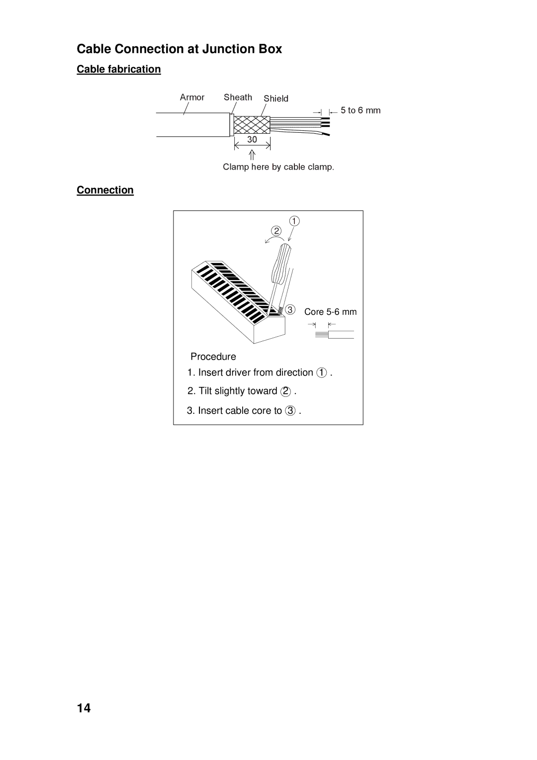 Furuno FA-100 manual Cable fabrication, Connection 