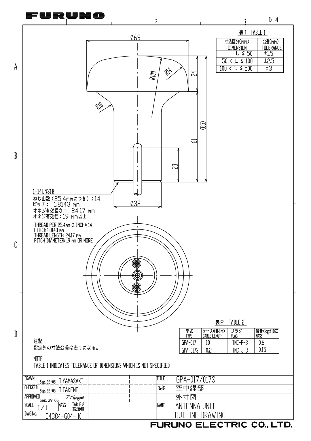 Furuno FA-100 manual 