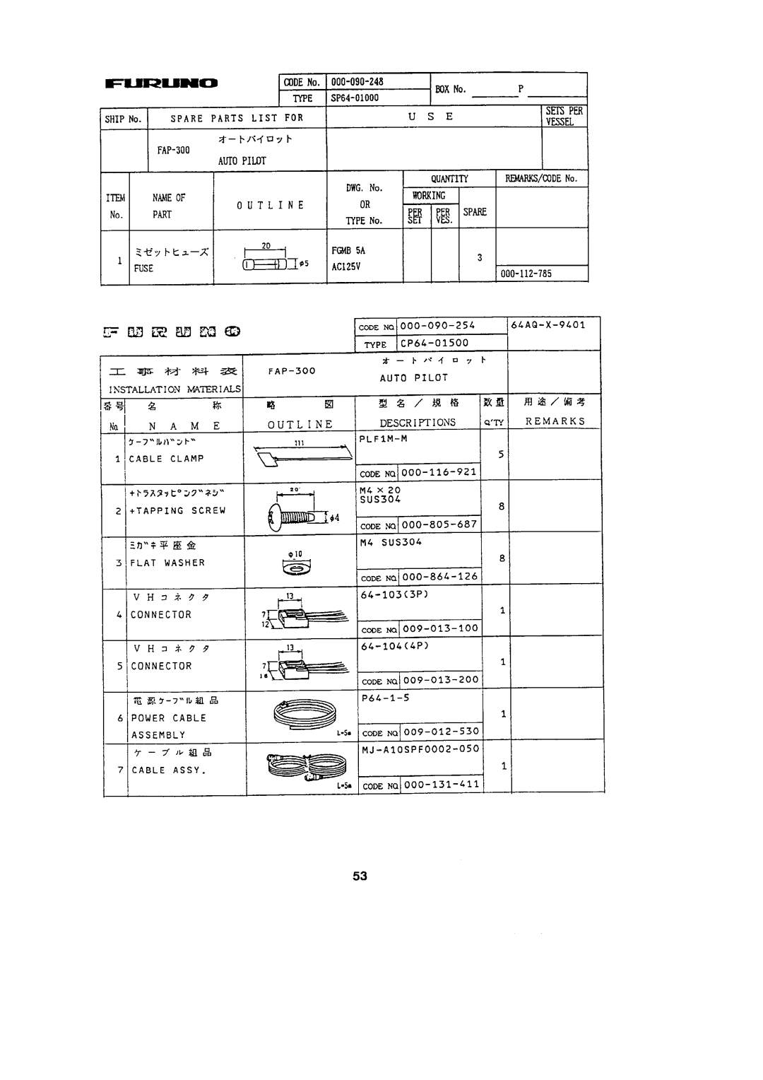 Furuno FAP-300 manual 