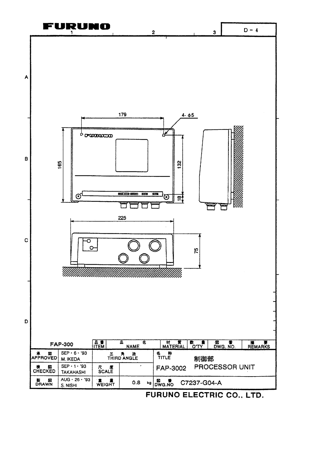 Furuno FAP-300 manual 