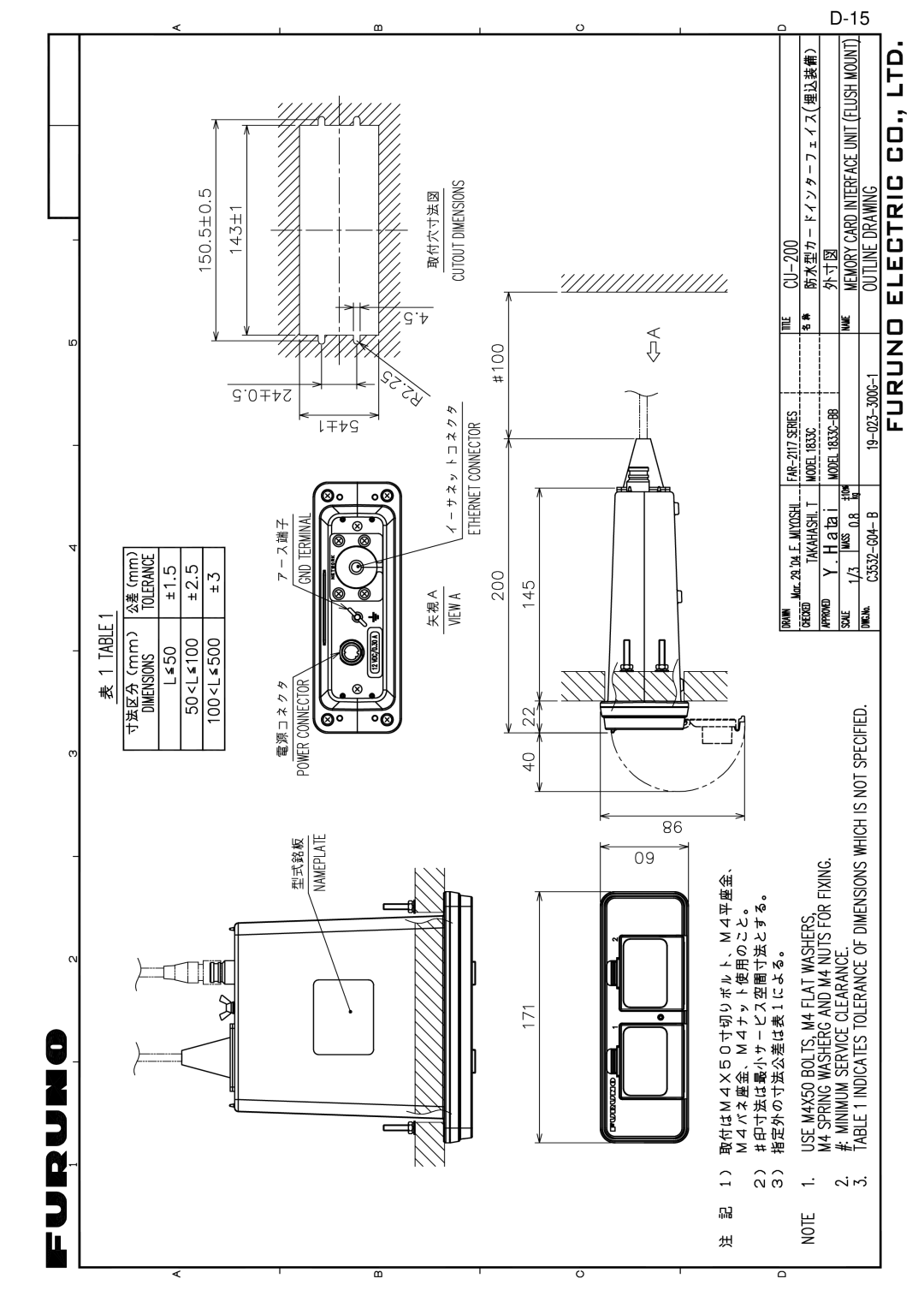 Furuno FAR-2157 installation manual 