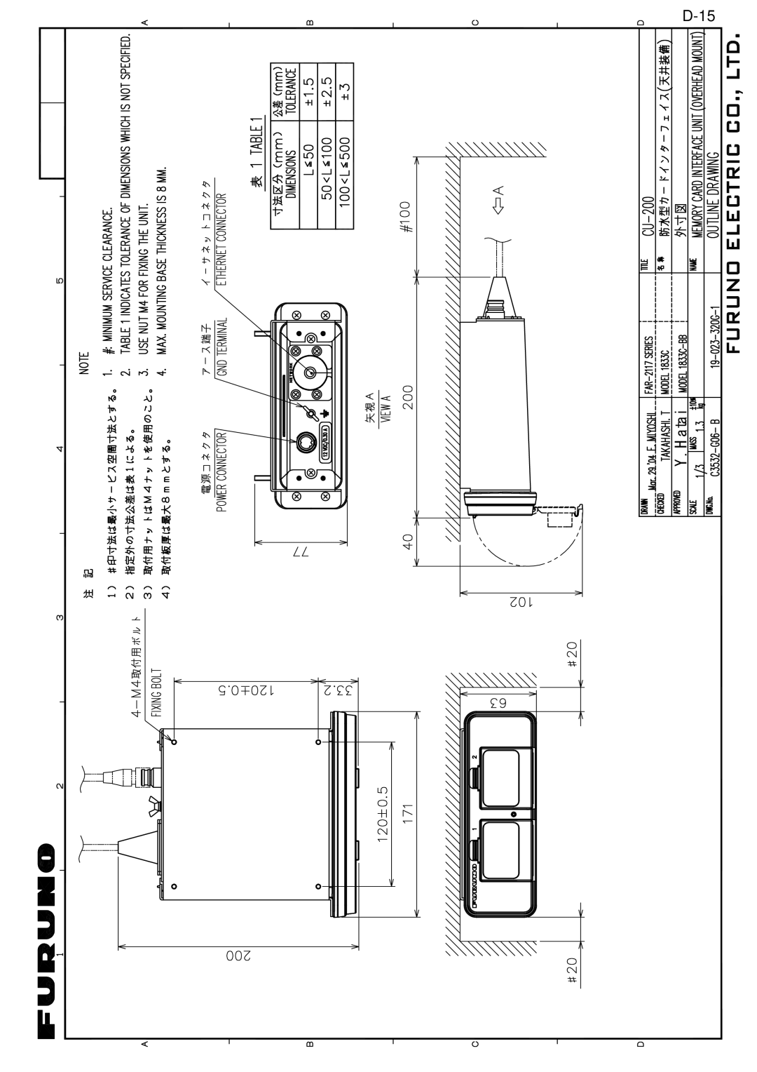 Furuno FAR-2157 installation manual 