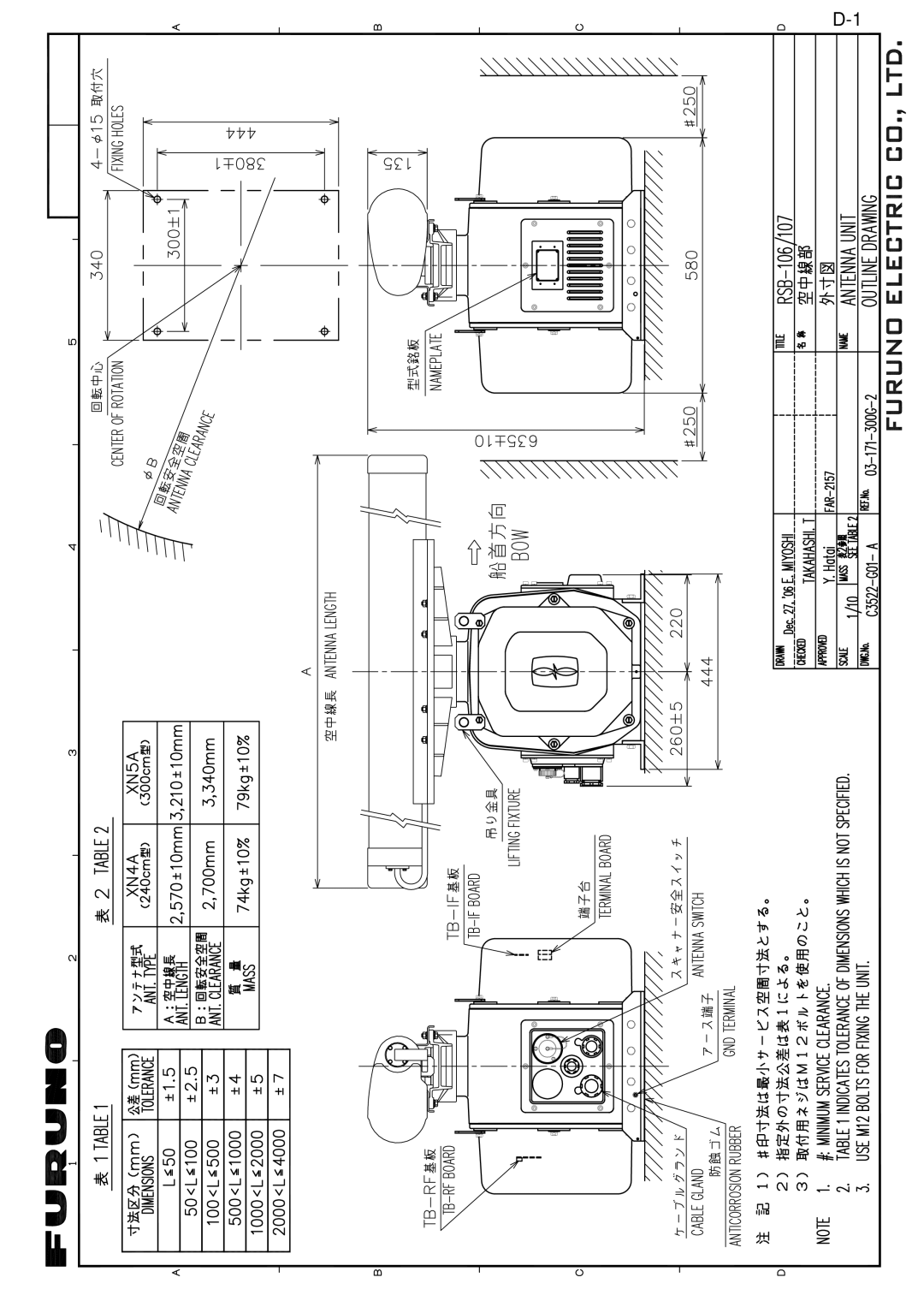 Furuno FAR-2157 installation manual 