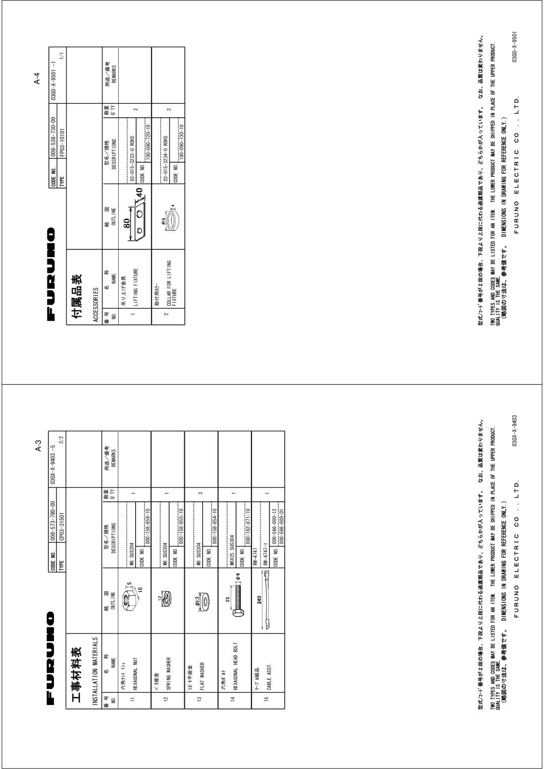 Furuno FAR-2167DS-BB, FAR-2167DS-D installation manual 1 