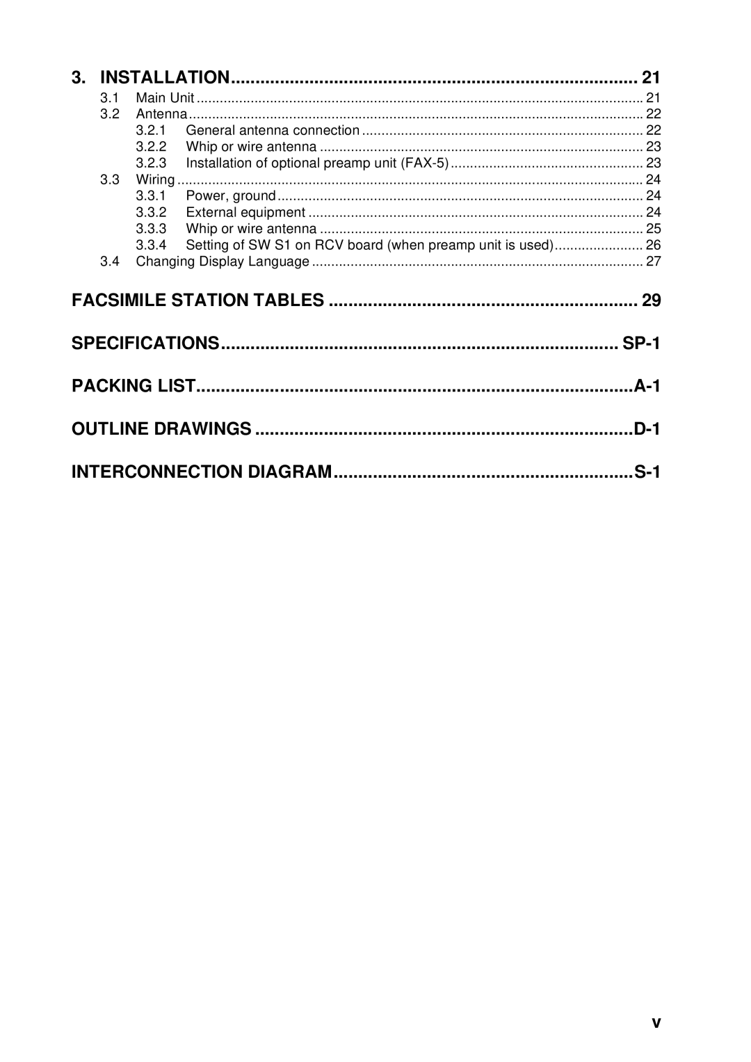 Furuno FAX-408 manual Specifications 