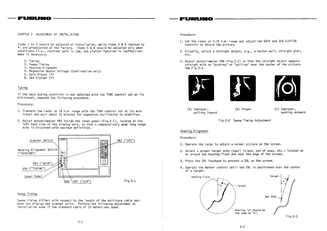 Furuno FCR-902 manual 