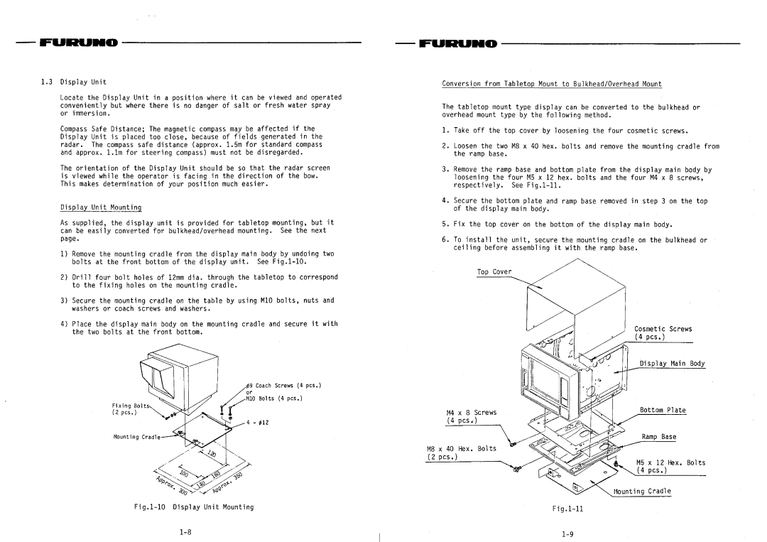 Furuno FCR-902 manual 