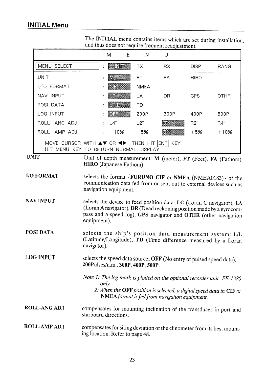 Furuno FCV-10 manual 